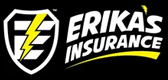 A black and yellow logo for erik 's insurance.